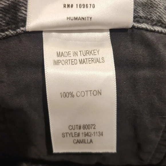 Citizens Of Humanity Grayish-black Hi-Waist Button Fly Jean Shorts Size 32! NWT! - Picture 10 of 16